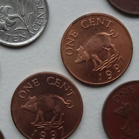 Old Bermuda Coins - Picture 1 of 5